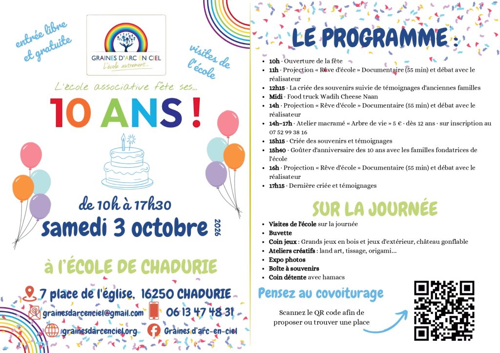 Fête des 10 ans